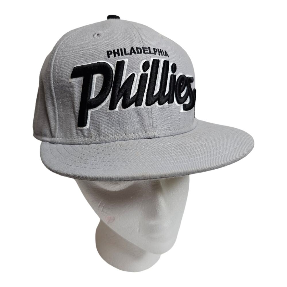 Philadelphia Philles New Era 59Fifty Fitted Baseball Hat 7 3/4 True Fit - Picture 6 of 9